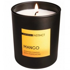 Ароматическая свеча с феромонами Natural Instinct  Манго  - 180 гр.